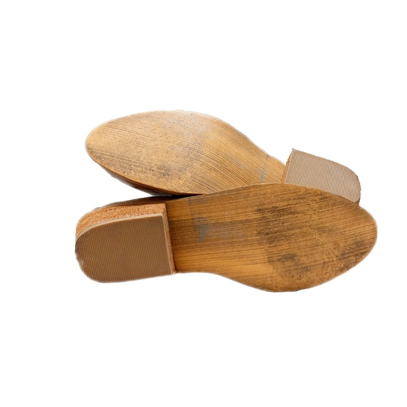 Not Rated Women's Lillian Faux Leather Stacked Heel Ankle Bootie Brown Sz 9.5 - Picture 8 of 8